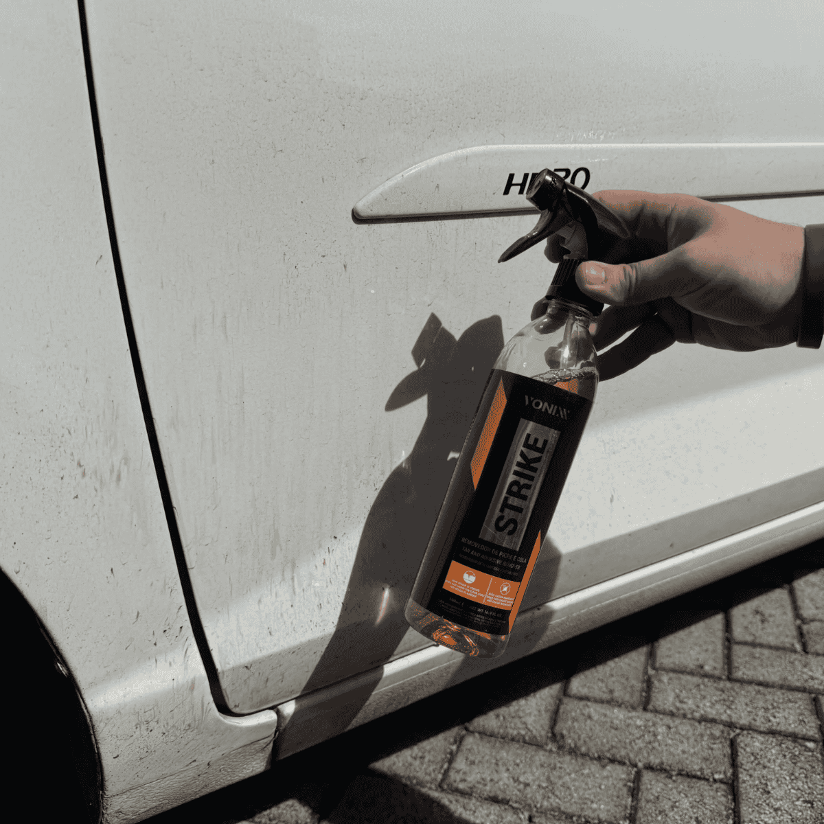 Kit Piche Cola AutoEsporte Strike Pulverizador Manual Pinceis Pano Microfibra
