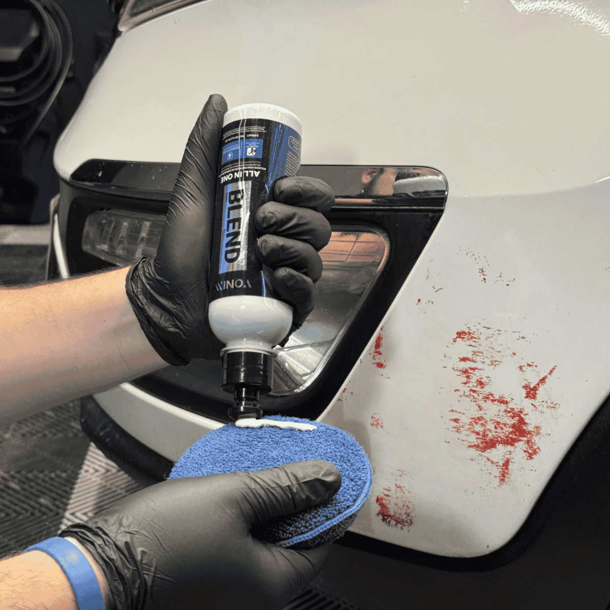 Kit Tira Esbarrão de Carro Blend Strike Aplicador Encaixe Mão