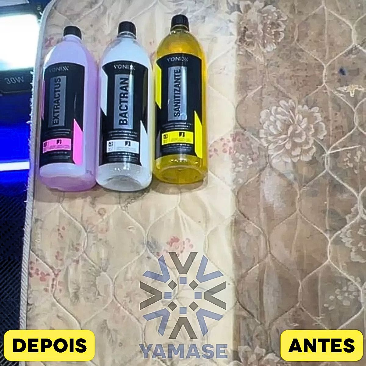 Kit Sistema VSC Extractus Bactran Sanitizante Finalizador 5L Limpeza Inteligente de Estofados