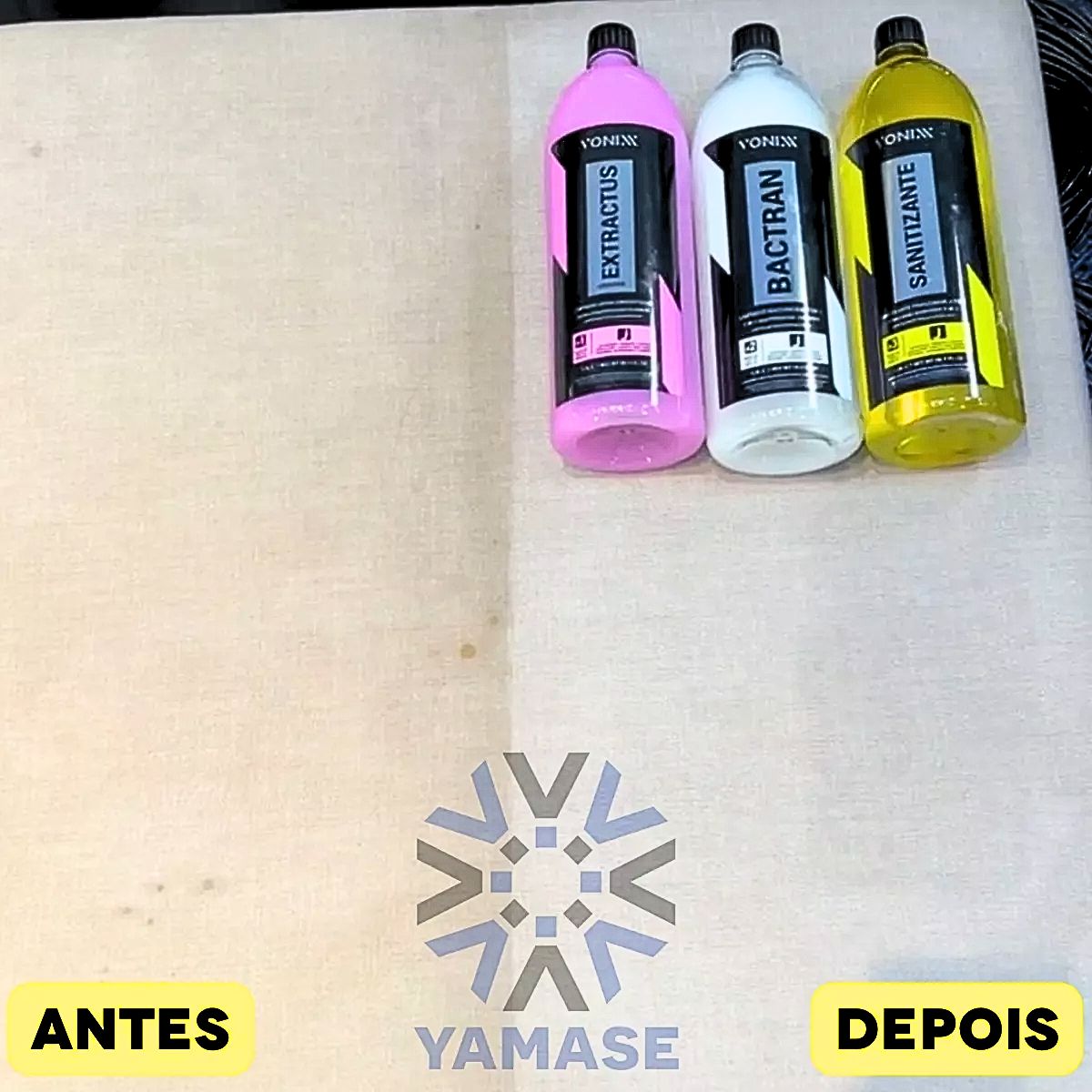 Kit Sistema VSC Extractus Bactran Sanitizante Finalizador 5L Limpeza Inteligente de Estofados