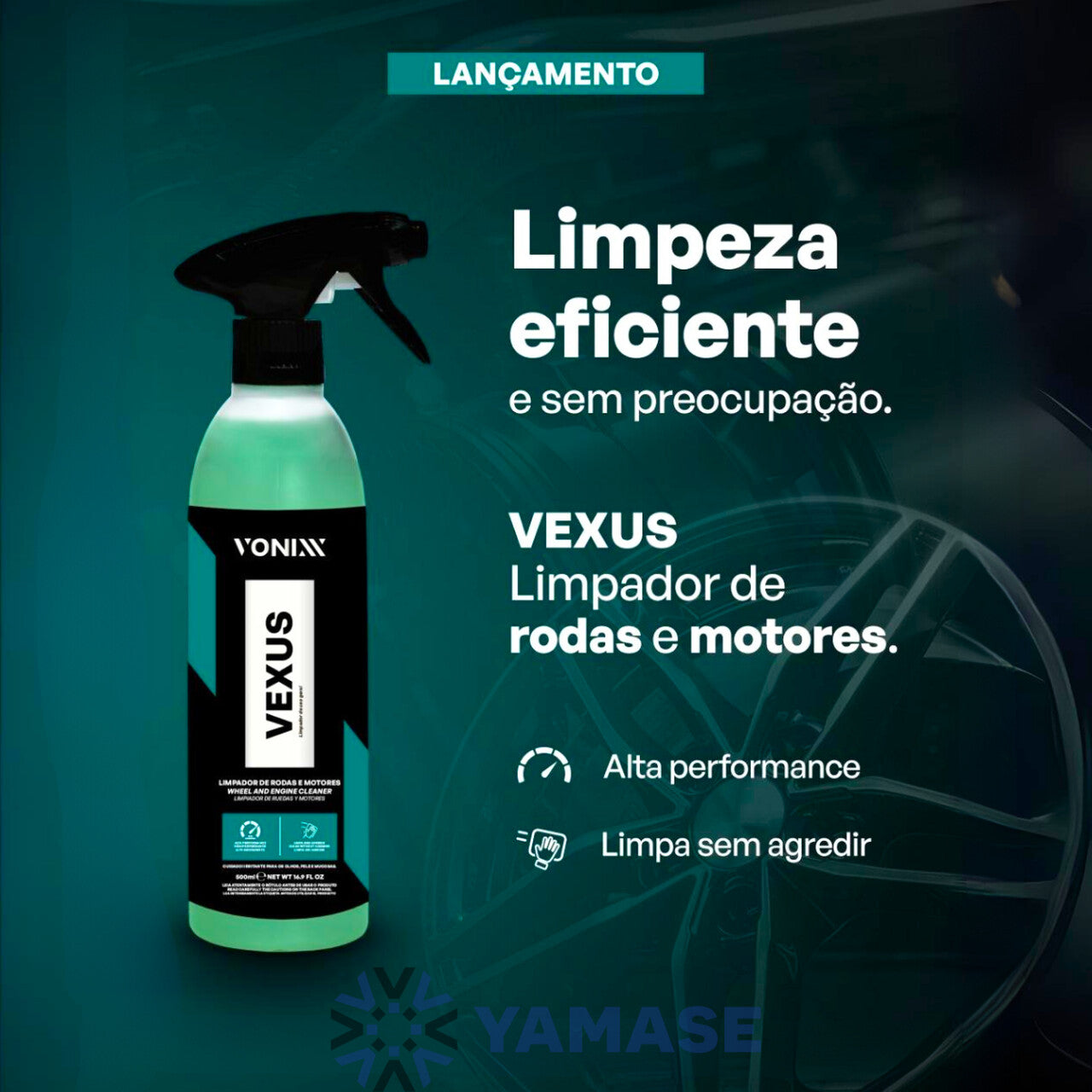 Vexus 500ml Limpador de Rodas e Motores