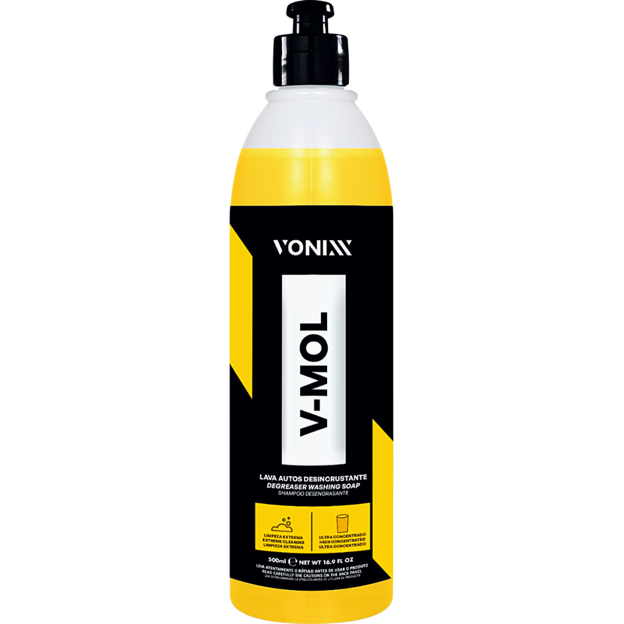 V-Mol  Shampoo Lava Autos Desincrustante 500ml